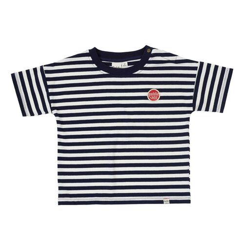 Goldie + Ace Essential Stripe Logo T-Shirt 3-5Y